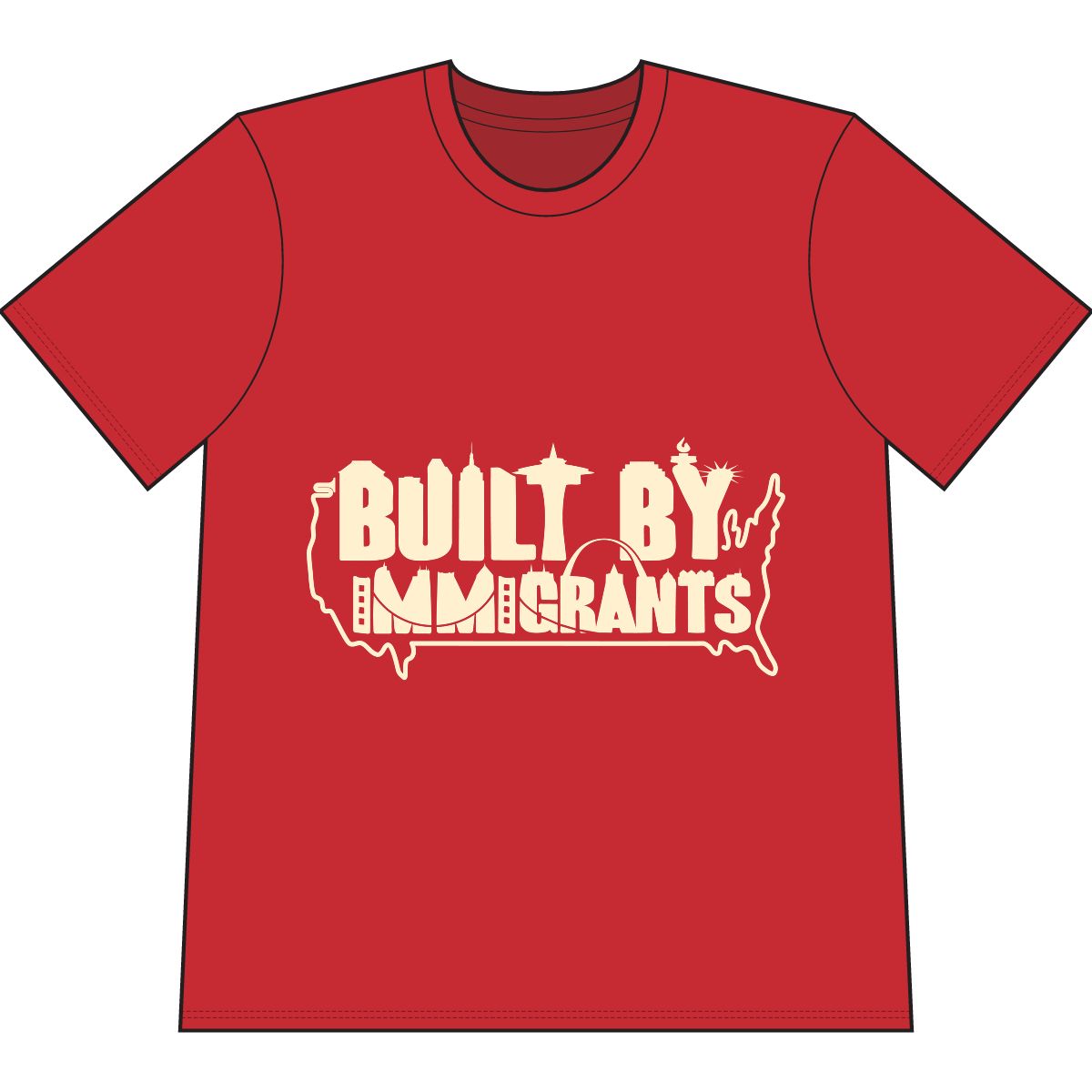 Built By Immigrants mockup