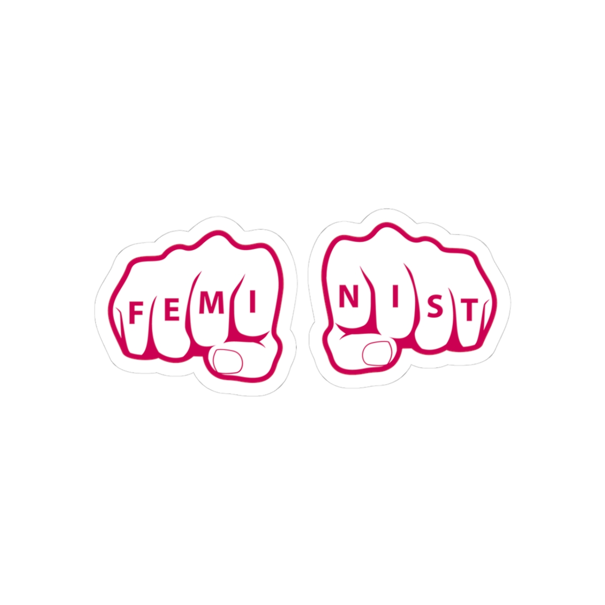 Feminist Fists mockup