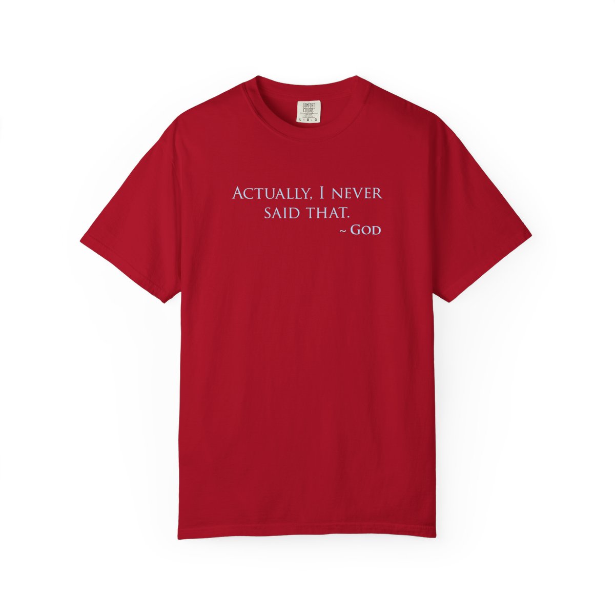 Actually Never Said That mockup