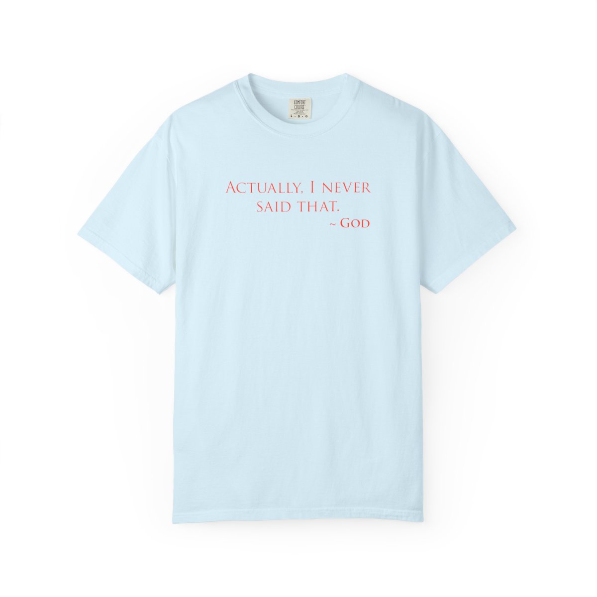 Actually Never Said That mockup