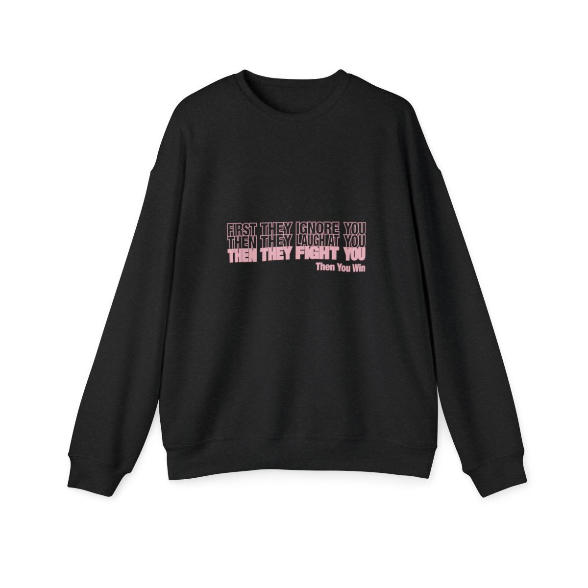 First They Ignore mockup