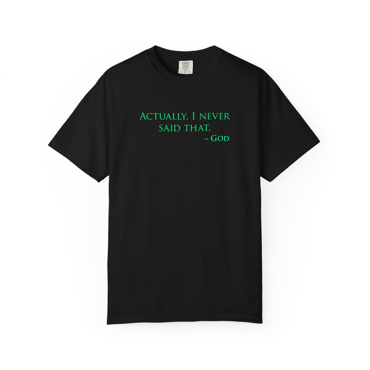 Actually Never Said That mockup
