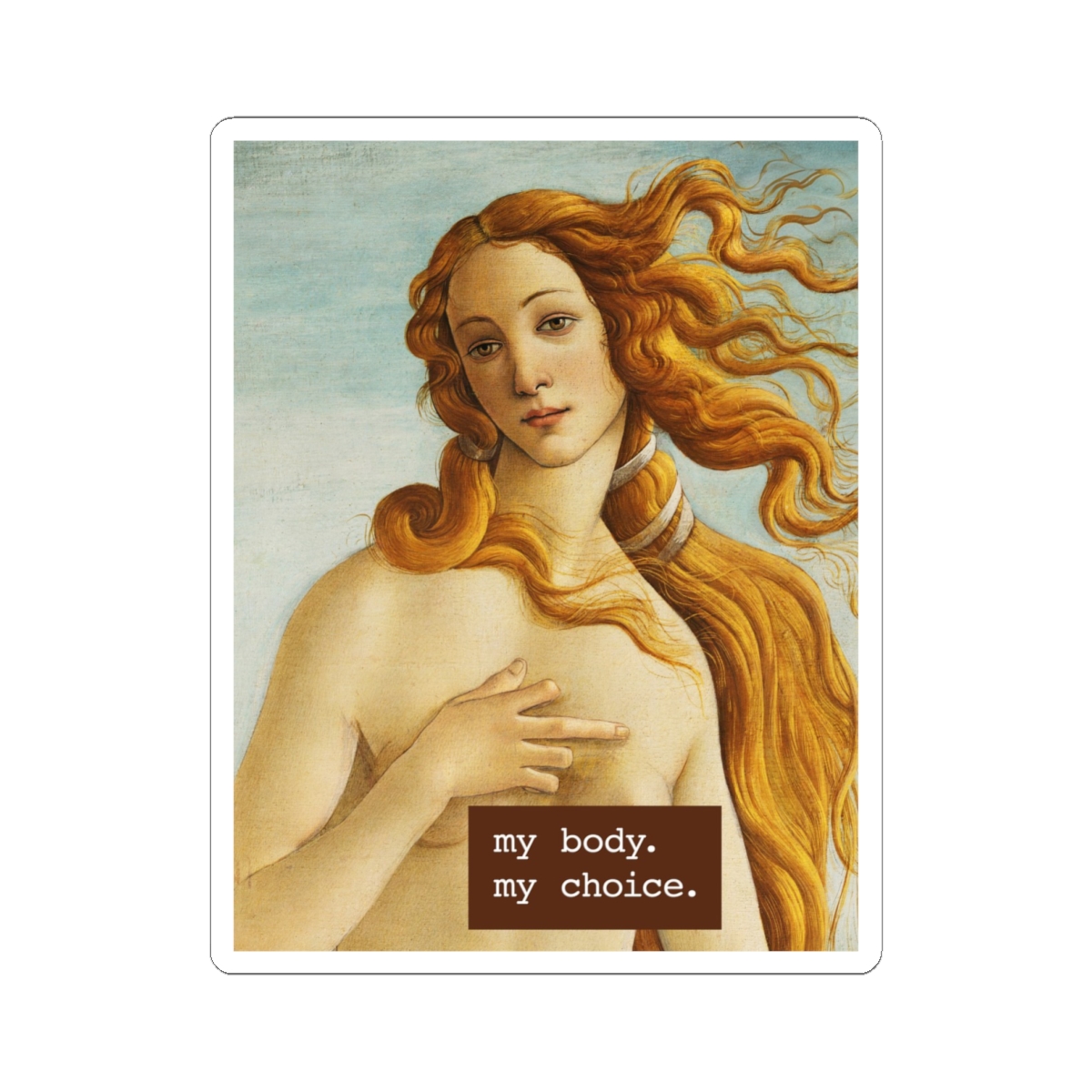 My Botticelli My Choice mockup