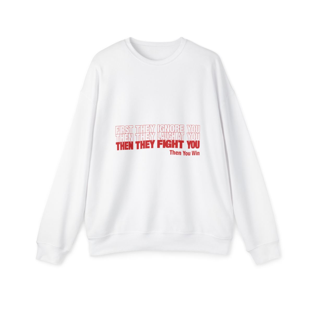 First They Ignore mockup