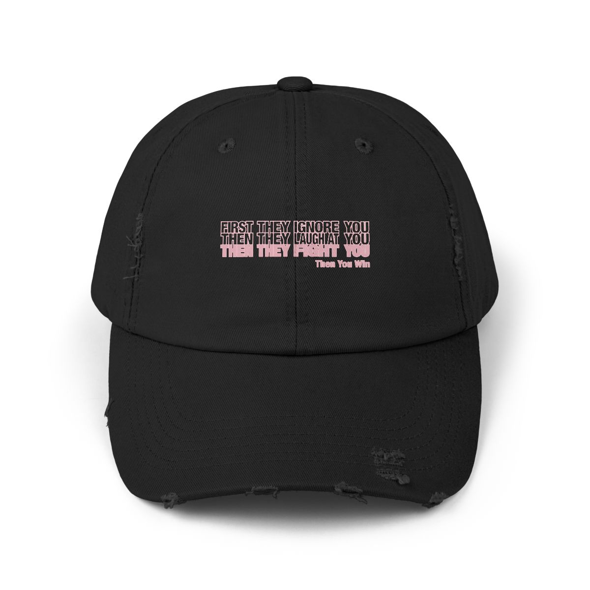 First They Ignore mockup