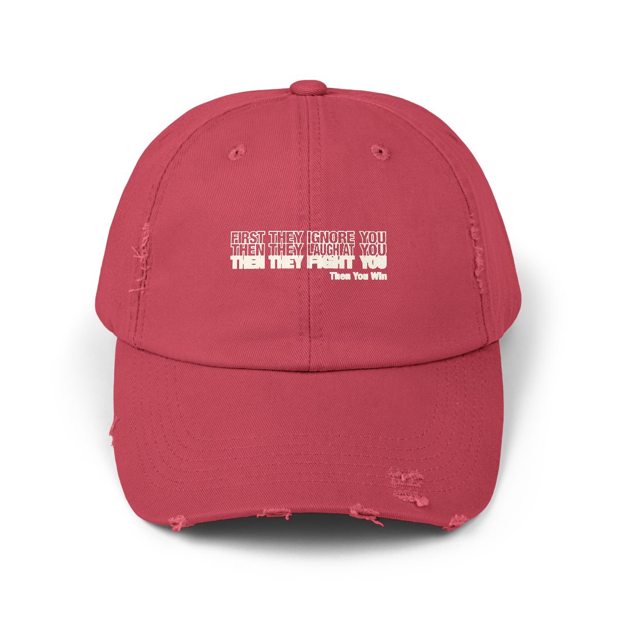 First They Ignore mockup